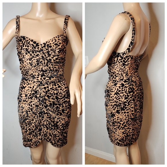 Cleo Dress Leopard Print